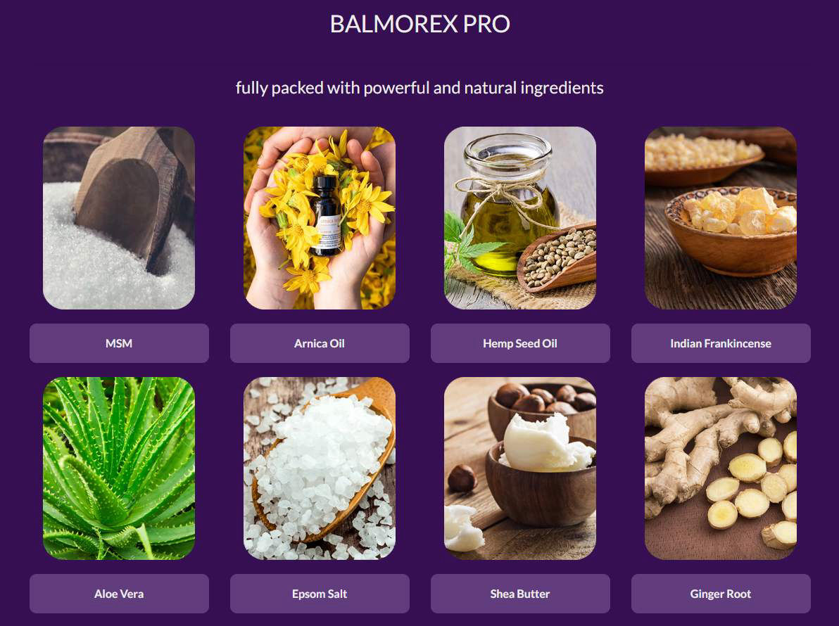 Balmorex Pro Supplement Facts